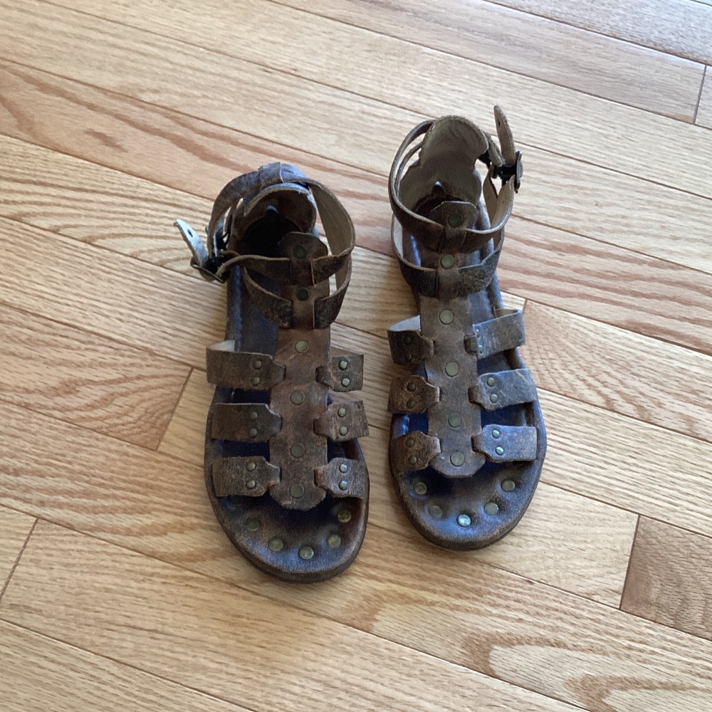 Frye Rachel Moto Gladiator Sandals